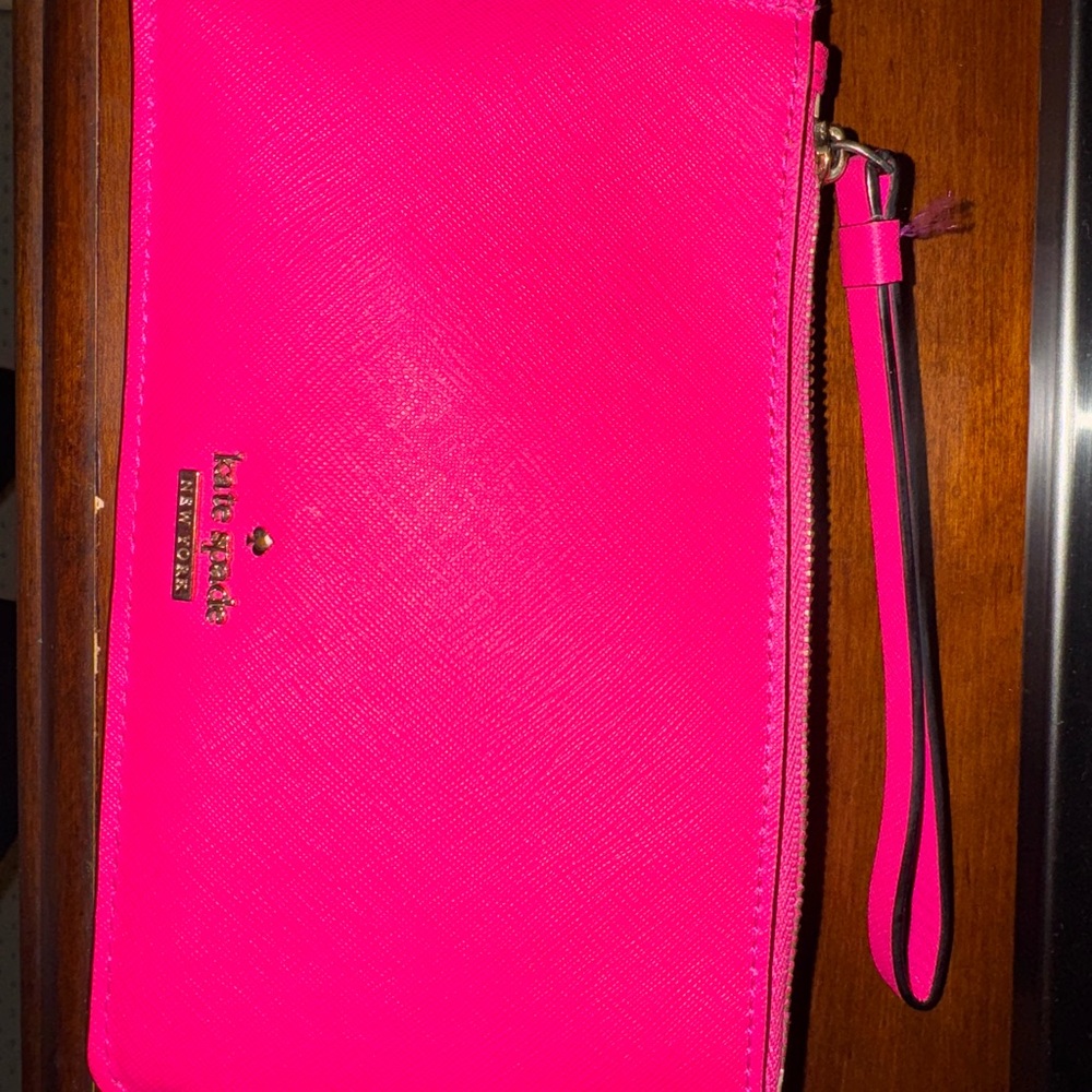 Kate Spade Pink Wristlet Clutch